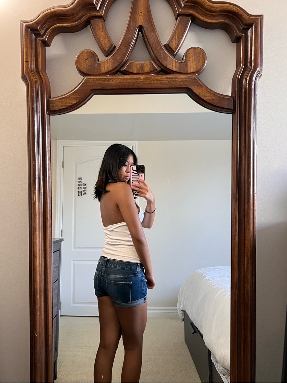 Wilfred White Halter Tank